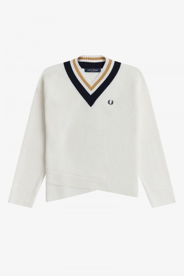 Tipped V-Neck Jumper Knitwear Tipped V-Neck Jumper Knitwear