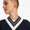Tipped V-Neck Jumper Knitwear Tipped V-Neck Jumper Knitwear