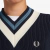 Tipped V-Neck Jumper Knitwear Tipped V-Neck Jumper Knitwear