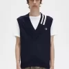 Tipped V-Neck Knitted Men’s Tanks Tipped V-Neck Knitted Men’s Tanks