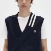 Tipped V-Neck Knitted Men’s Tanks Tipped V-Neck Knitted Men’s Tanks