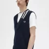 Tipped V-Neck Knitted Men’s Tanks Tipped V-Neck Knitted Men’s Tanks