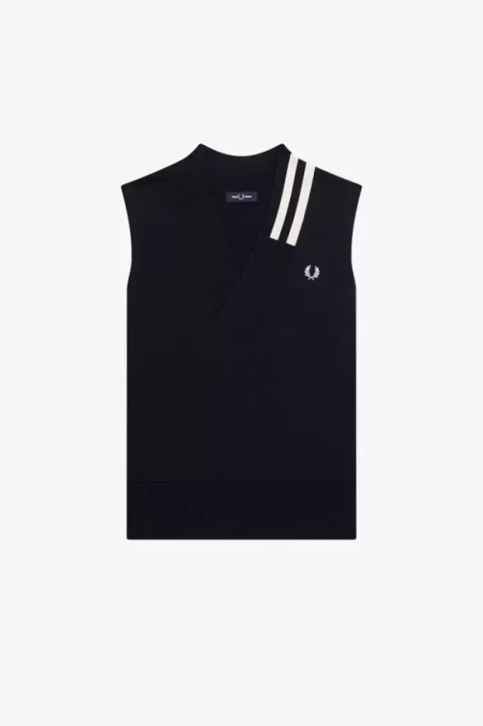 Tipped V-Neck Knitted Men’s Tanks Tipped V-Neck Knitted Men’s Tanks