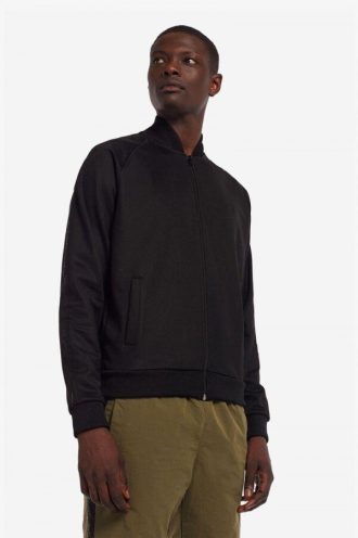 Tonal Taped Bomber Neck Track Jackets