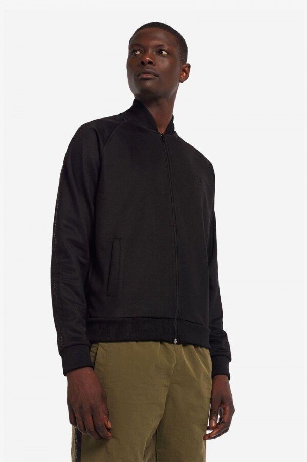 Tonal Taped Bomber Neck Track Jackets Tonal Taped Bomber Neck Track Jackets