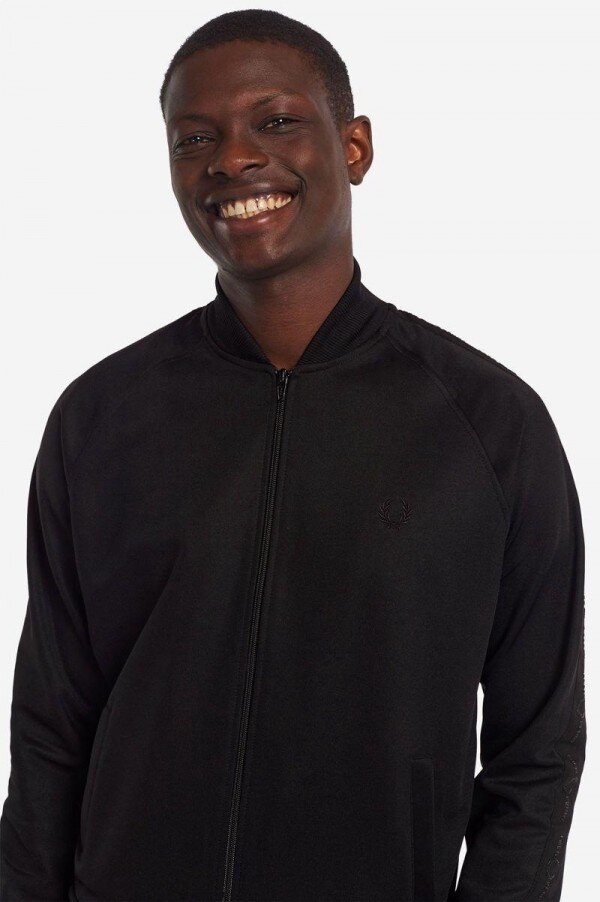 Tonal Taped Bomber Neck Track Jackets Tonal Taped Bomber Neck Track Jackets