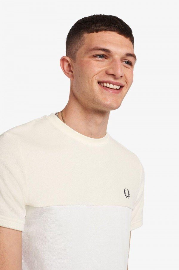 Towelling Panel Piqué T Shirts Towelling Panel Piqué T Shirts
