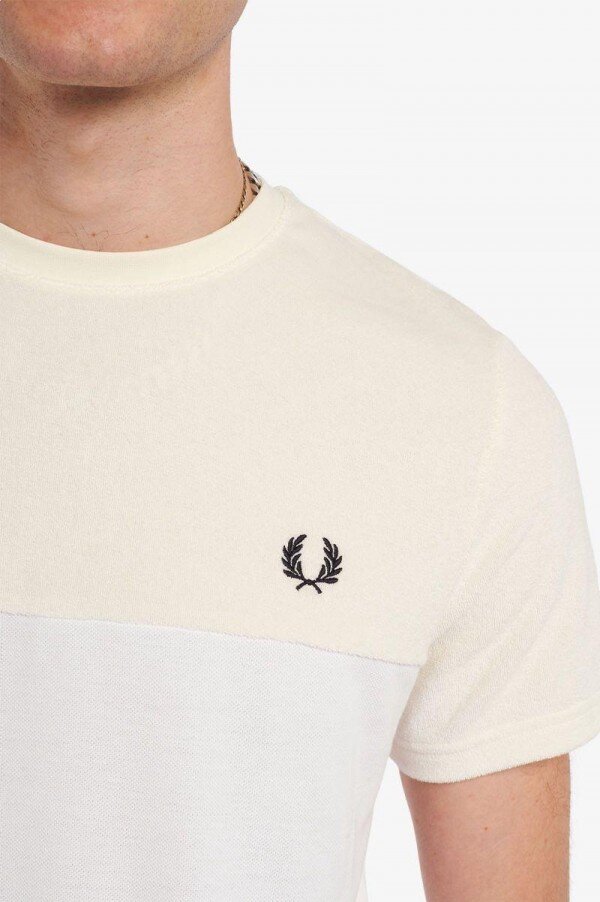 Towelling Panel Piqué T Shirts Towelling Panel Piqué T Shirts
