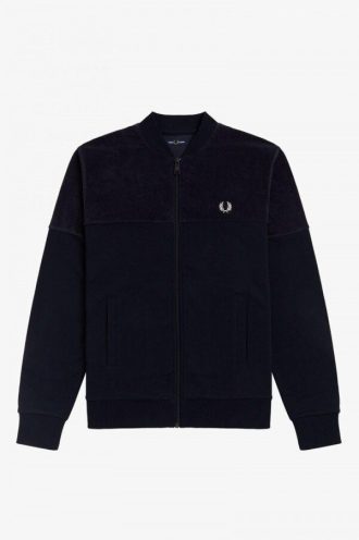 Towelling Panel Track Jackets