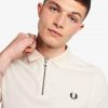Towelling Zip Neck Polo Shirts Towelling Zip Neck Polo Shirts