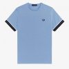 Tramline Tipped Piqué T Shirts Tramline Tipped Piqué T Shirts
