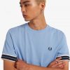 Tramline Tipped Piqué T Shirts Tramline Tipped Piqué T Shirts