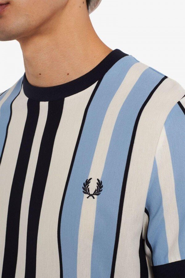 Vertical Stripe Piqué T Shirts Vertical Stripe Piqué T Shirts