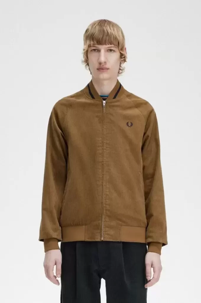 Waffle Cord Tennis Bomber Men’s Jackets Waffle Cord Tennis Bomber Men’s Jackets