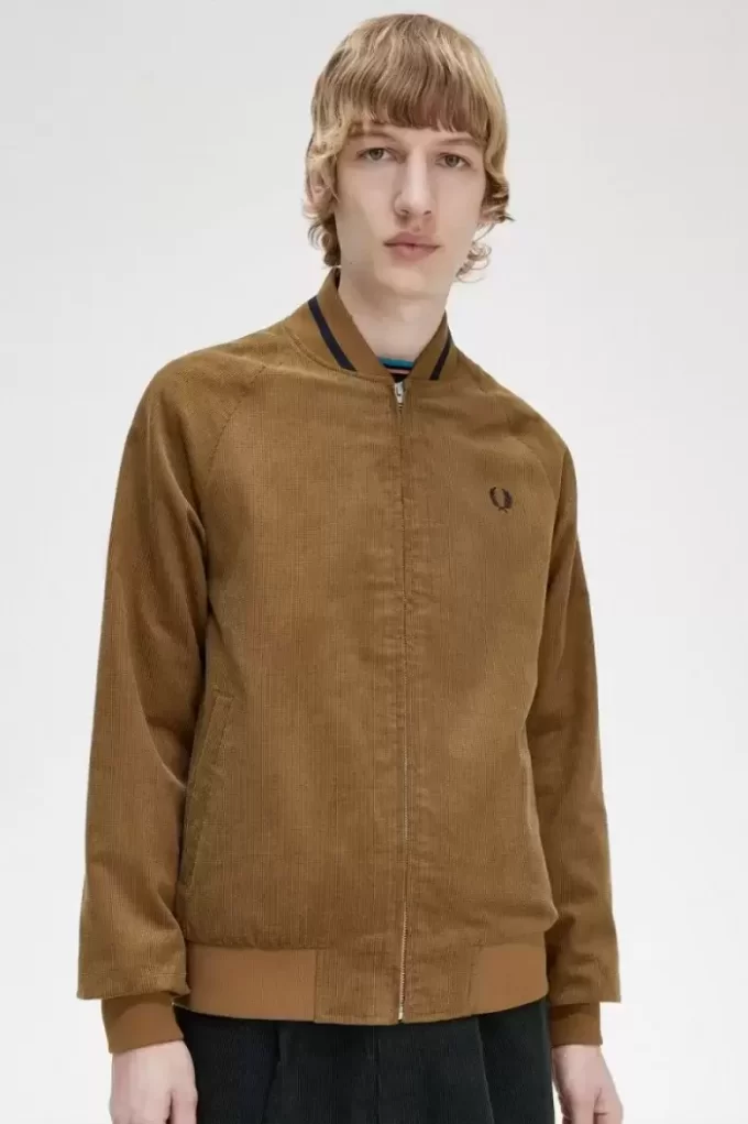 Waffle Cord Tennis Bomber Men’s Jackets Waffle Cord Tennis Bomber Men’s Jackets