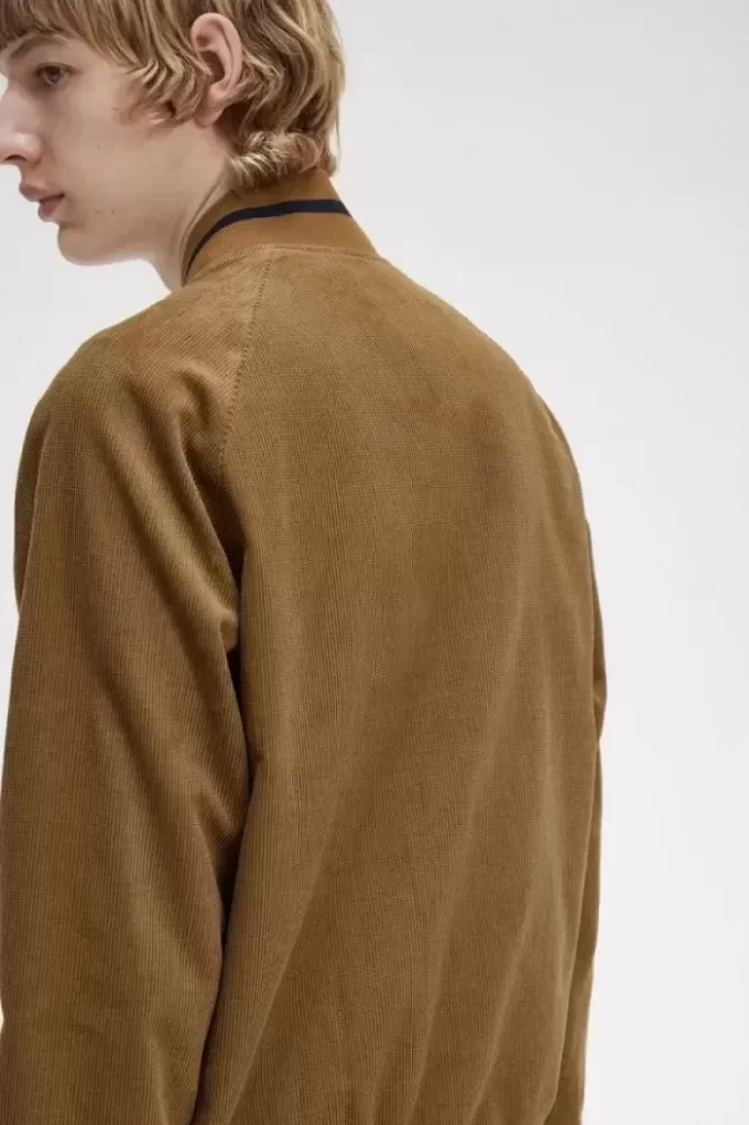 Waffle Cord Tennis Bomber Men’s Jackets Waffle Cord Tennis Bomber Men’s Jackets