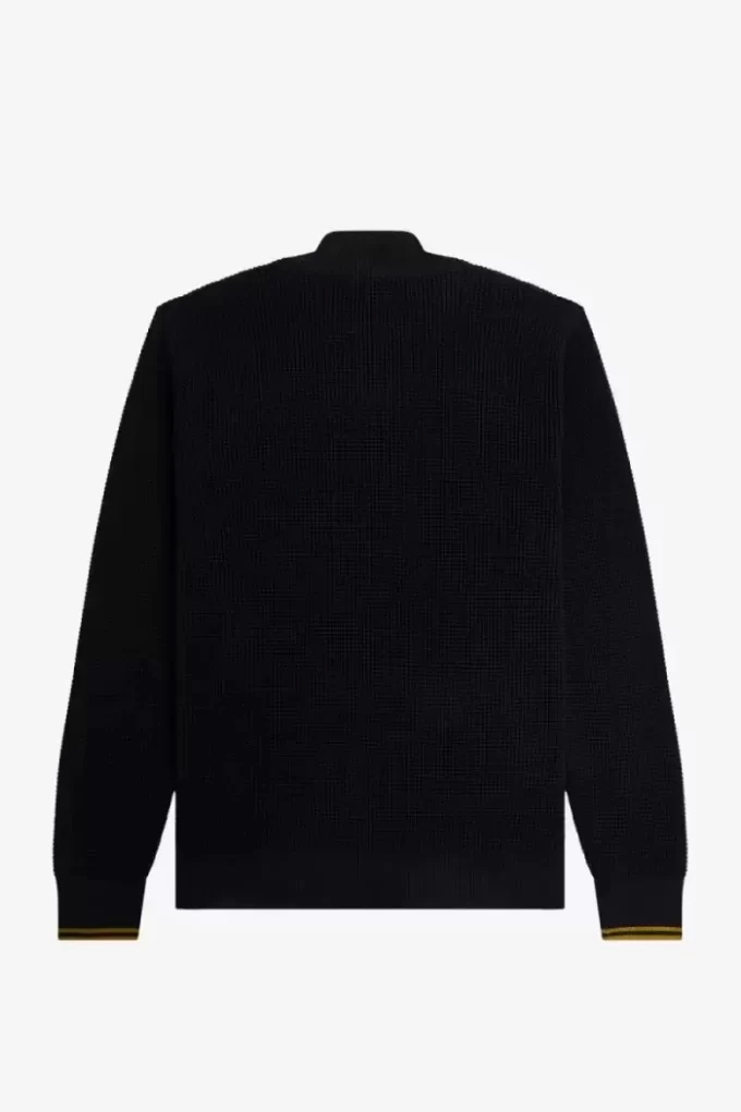Waffle Stitch Half Zip Men’s Jumper Waffle Stitch Half Zip Men’s Jumper