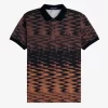 Wave Graphic Men’s Polo Shirt Wave Graphic Men’s Polo Shirt
