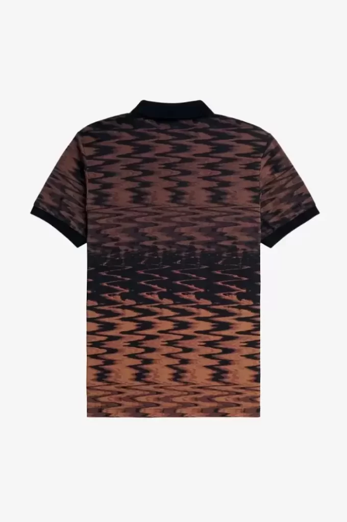 Wave Graphic Men’s Polo Shirt Wave Graphic Men’s Polo Shirt