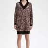 Zebra Knitted Women’s Dress Zebra Knitted Women’s Dress