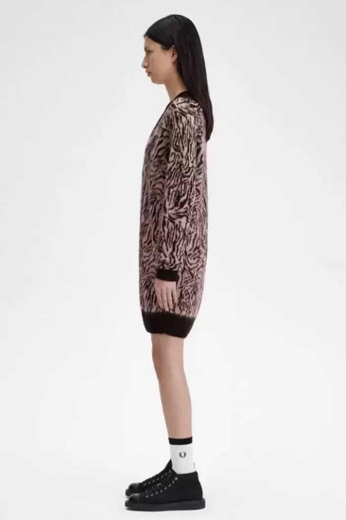 Zebra Knitted Women’s Dress Zebra Knitted Women’s Dress