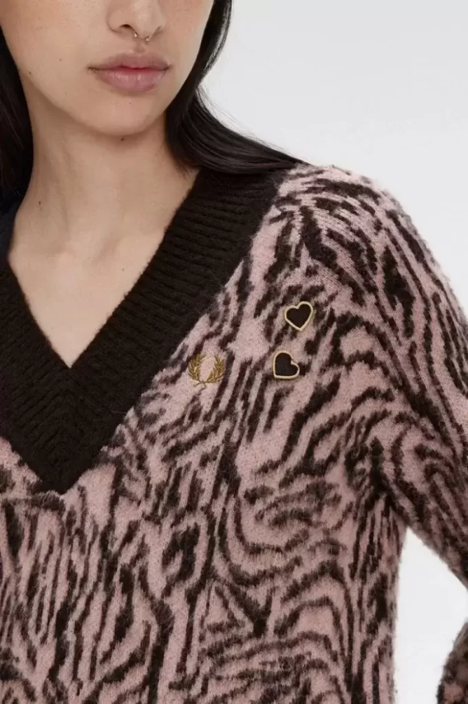 Zebra Knitted Women’s Dress Zebra Knitted Women’s Dress