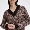 Zebra Knitted Women’s Dress Zebra Knitted Women’s Dress