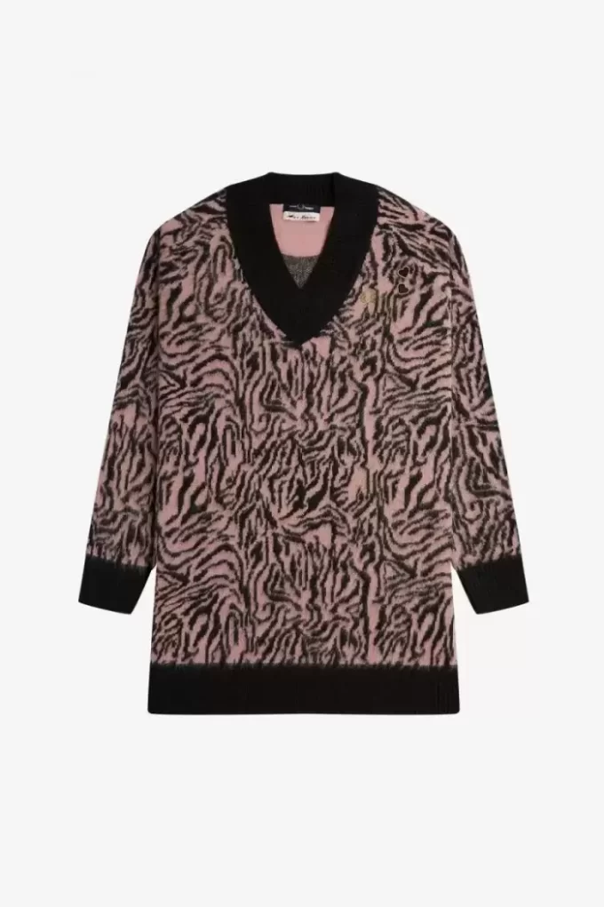 Zebra Knitted Women’s Dress Zebra Knitted Women’s Dress