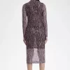 Zebra Print Mesh Women’s Dress Zebra Print Mesh Women’s Dress