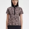 Zebra Print Women’s Polo Shirt Zebra Print Women’s Polo Shirt