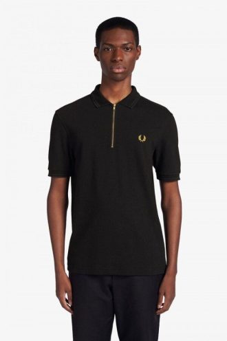 Zip Neck Polo Shirts