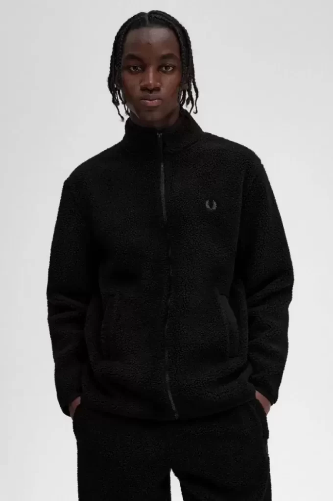 Zip Through Borg Fleece Men’s Sweatshirts Zip Through Borg Fleece Men’s Sweatshirts