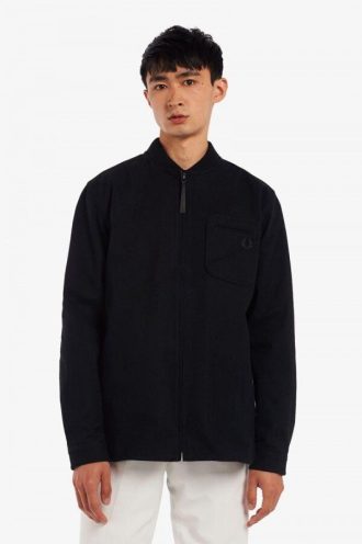 Zip-Through Flannel Shirts