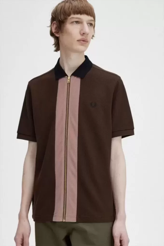 Zip Through Men’s Polo Shirt Zip Through Men’s Polo Shirt