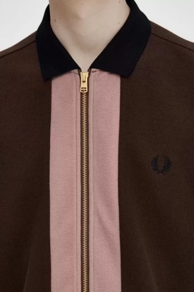 Zip Through Men’s Polo Shirt Zip Through Men’s Polo Shirt