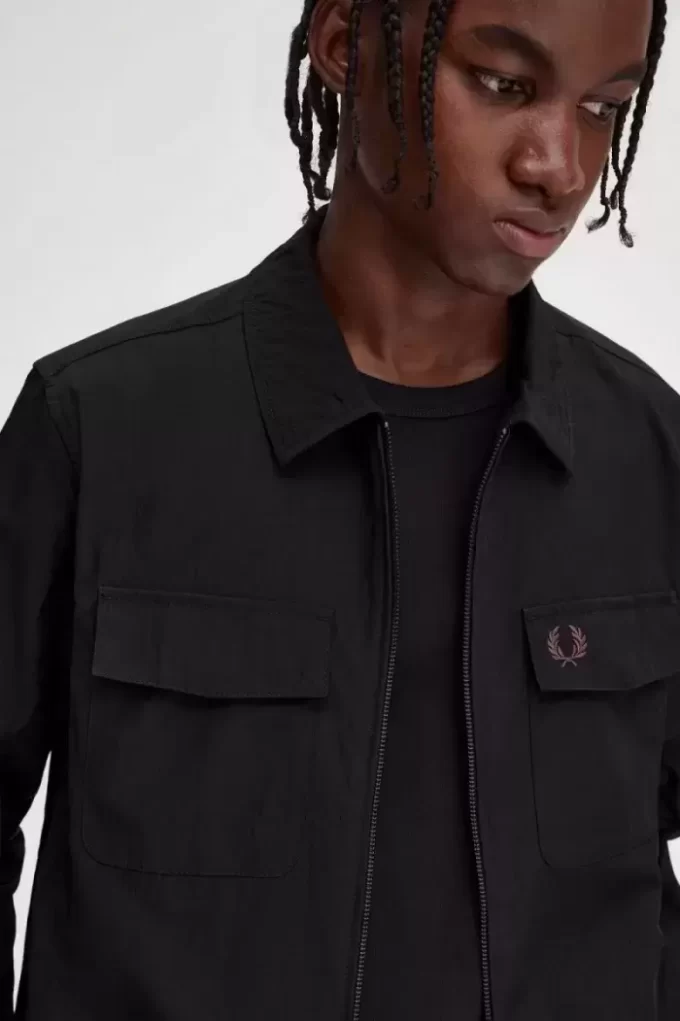Zip-Through Men’s Shirt Zip-Through Men’s Shirt