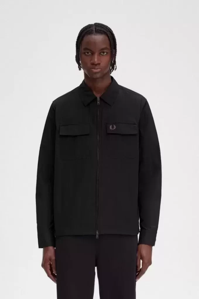 Zip-Through Men’s Shirt Zip-Through Men’s Shirt