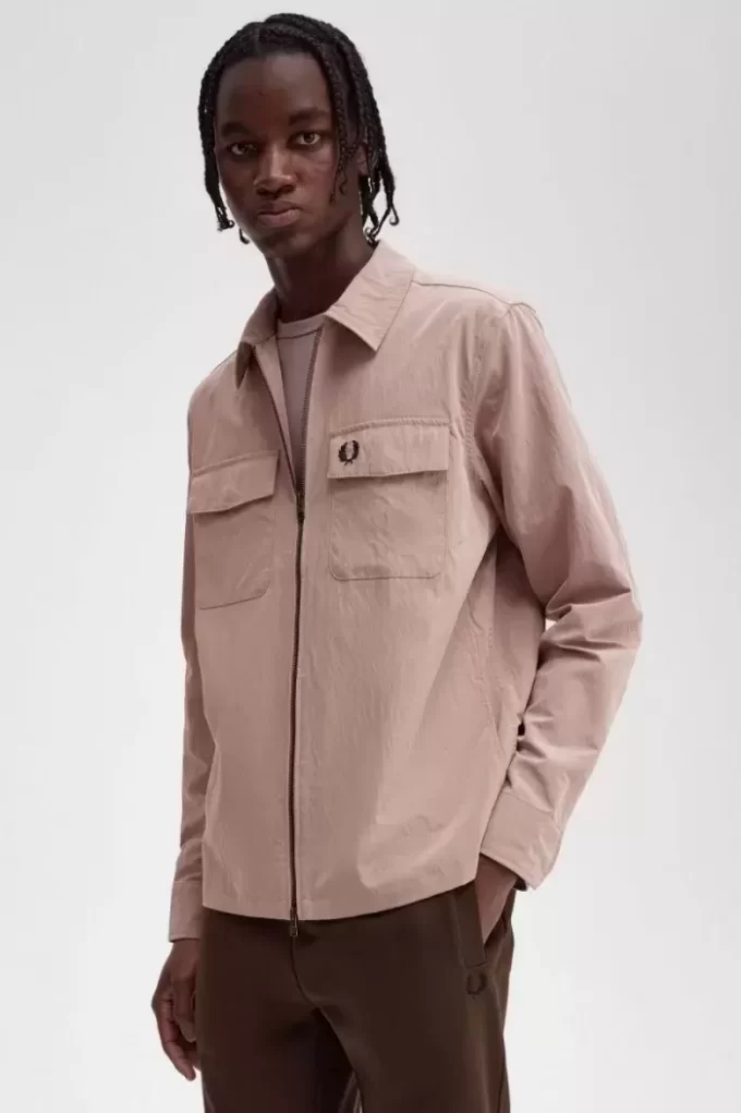 Zip-Through Men’s Shirt Zip-Through Men’s Shirt