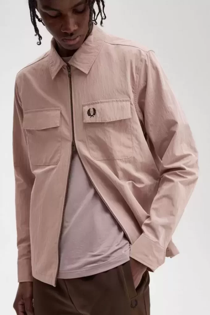 Zip-Through Men’s Shirt Zip-Through Men’s Shirt